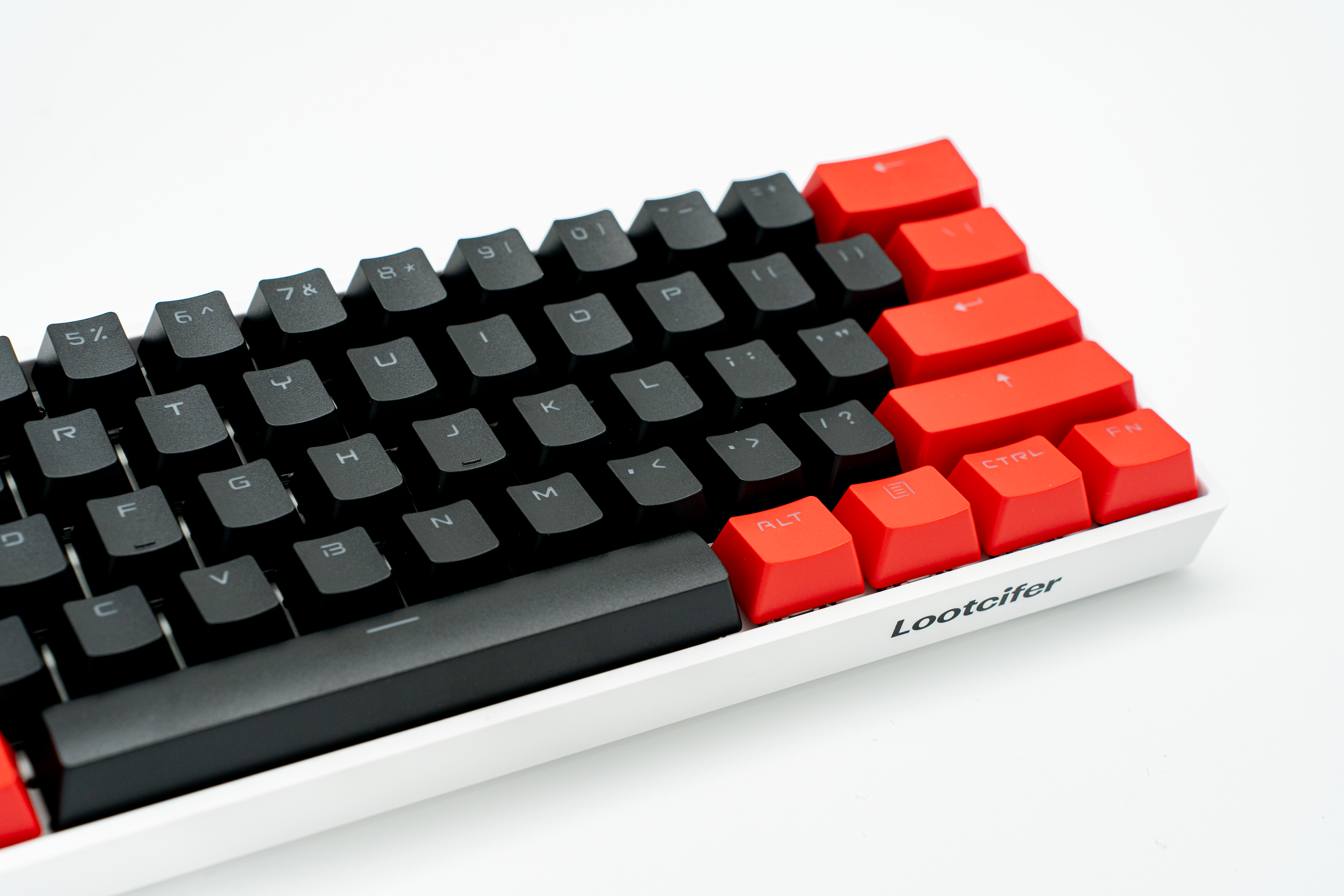 Red Black PBT Keycaps