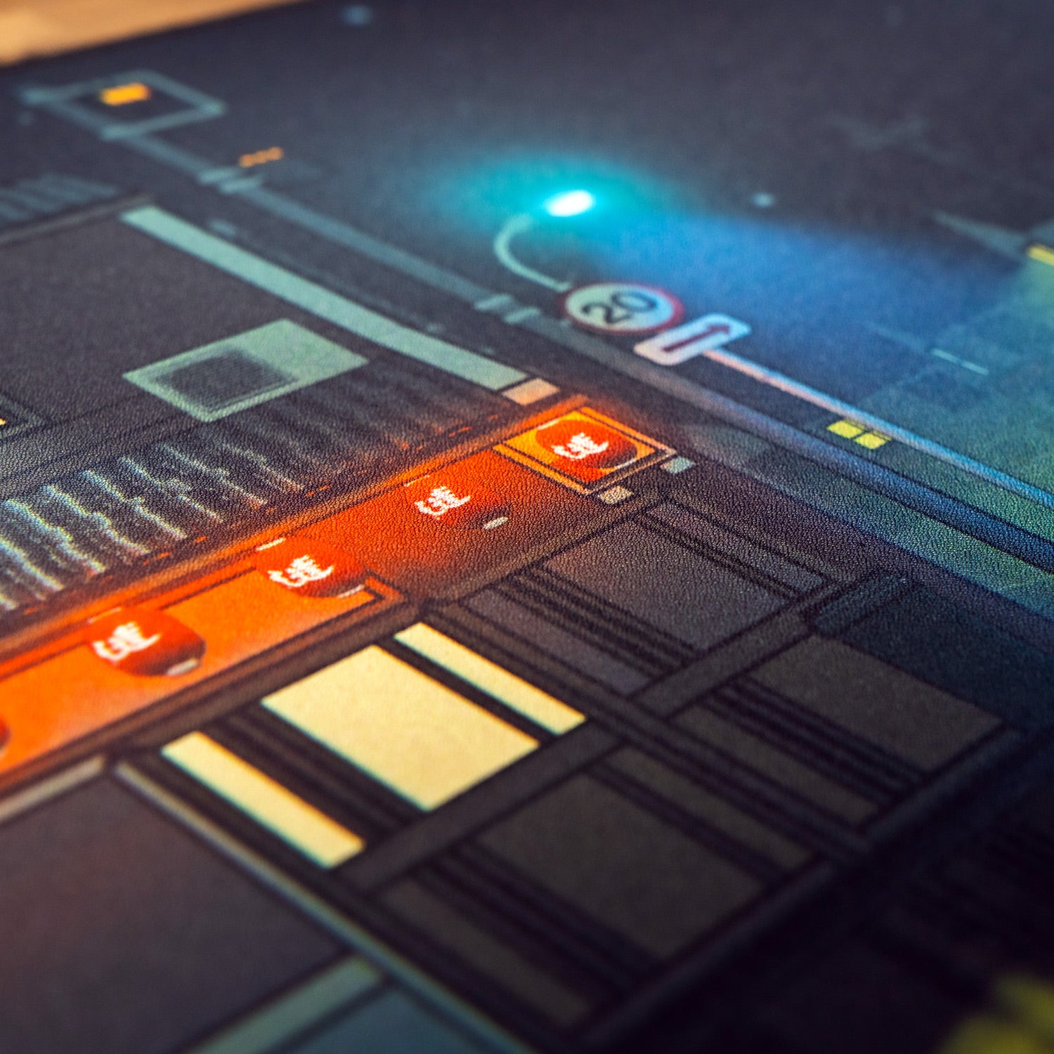 Midnight Mousepad close up