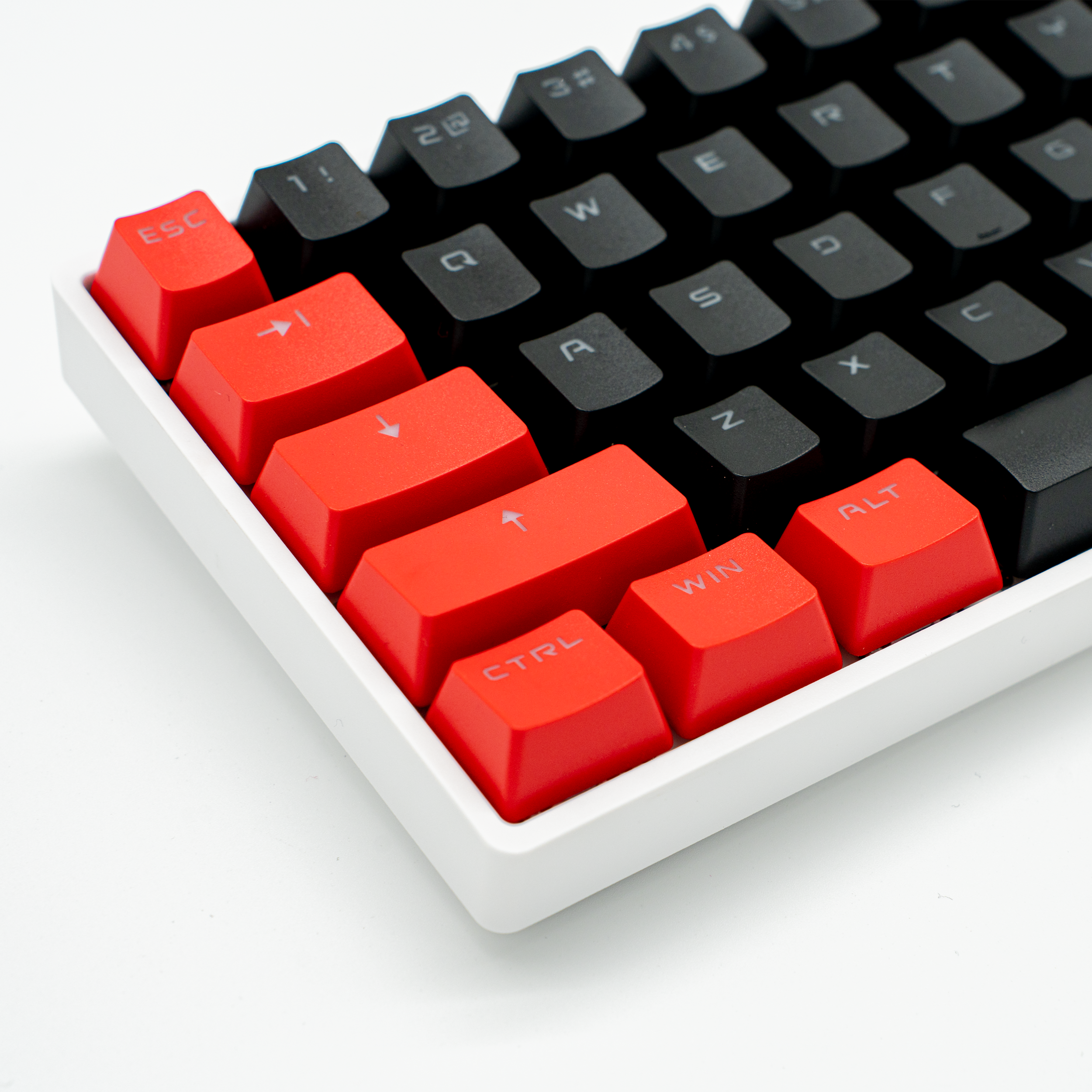 Red Black PBT Keycaps