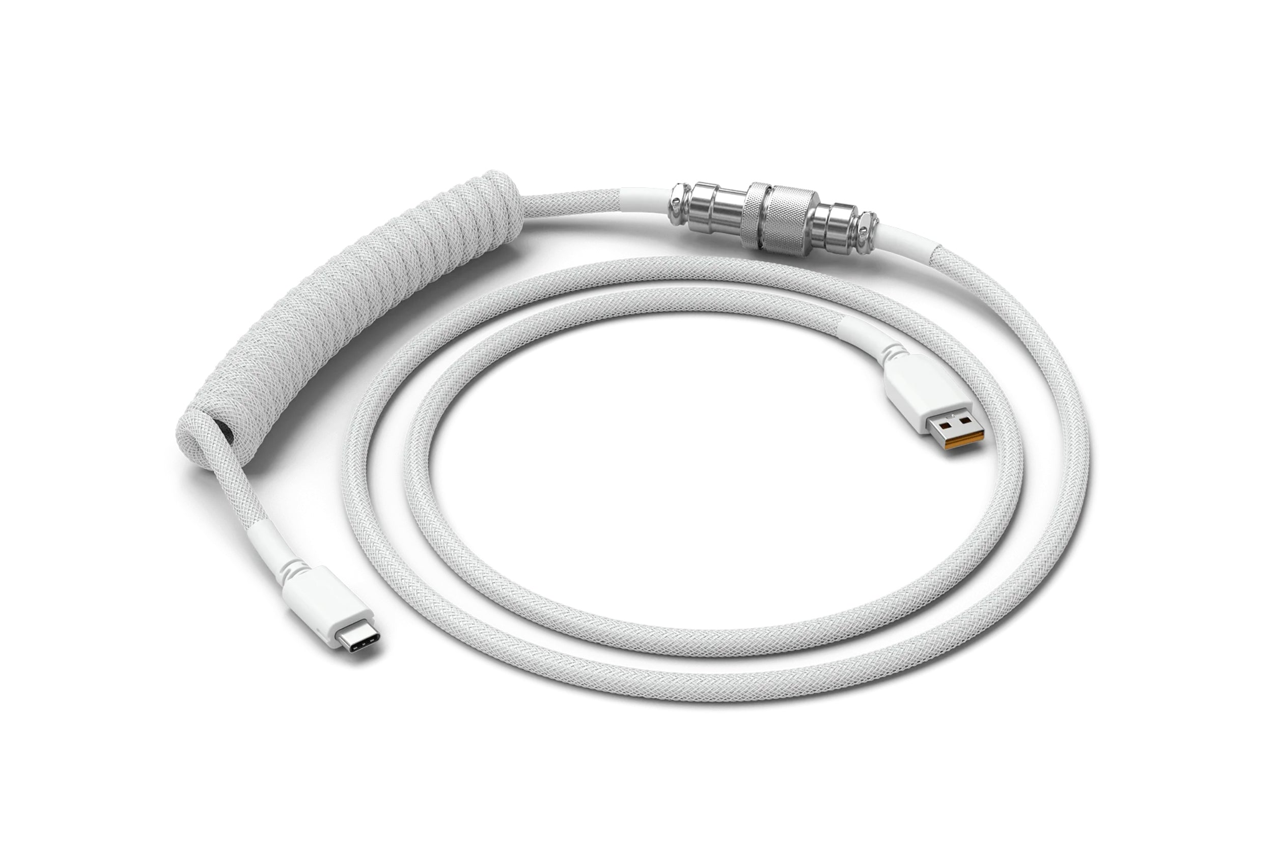 Lootcifer Coiled cable white side view
