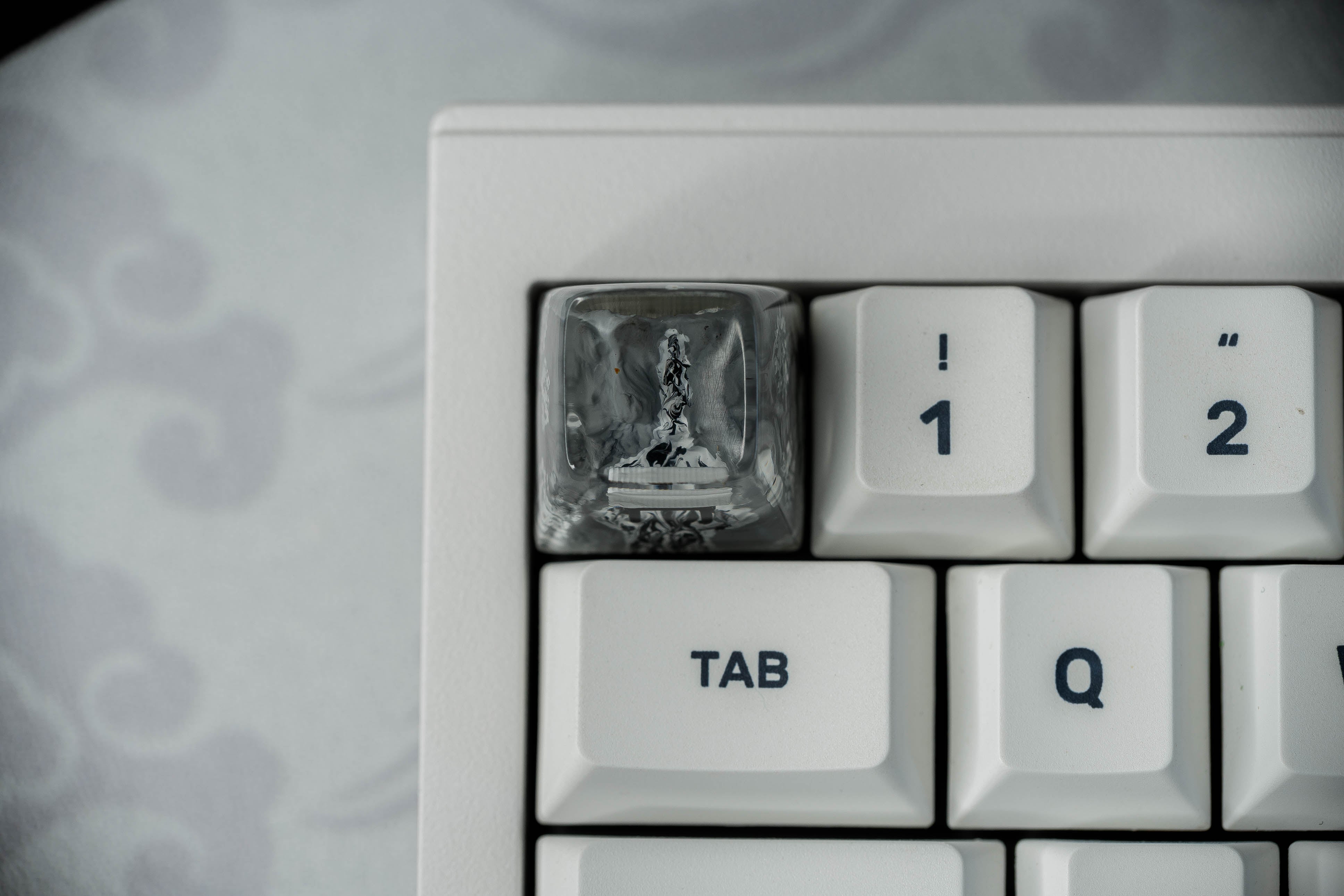 Artisan Keycap Torii view on Ikigai Keyboard top down