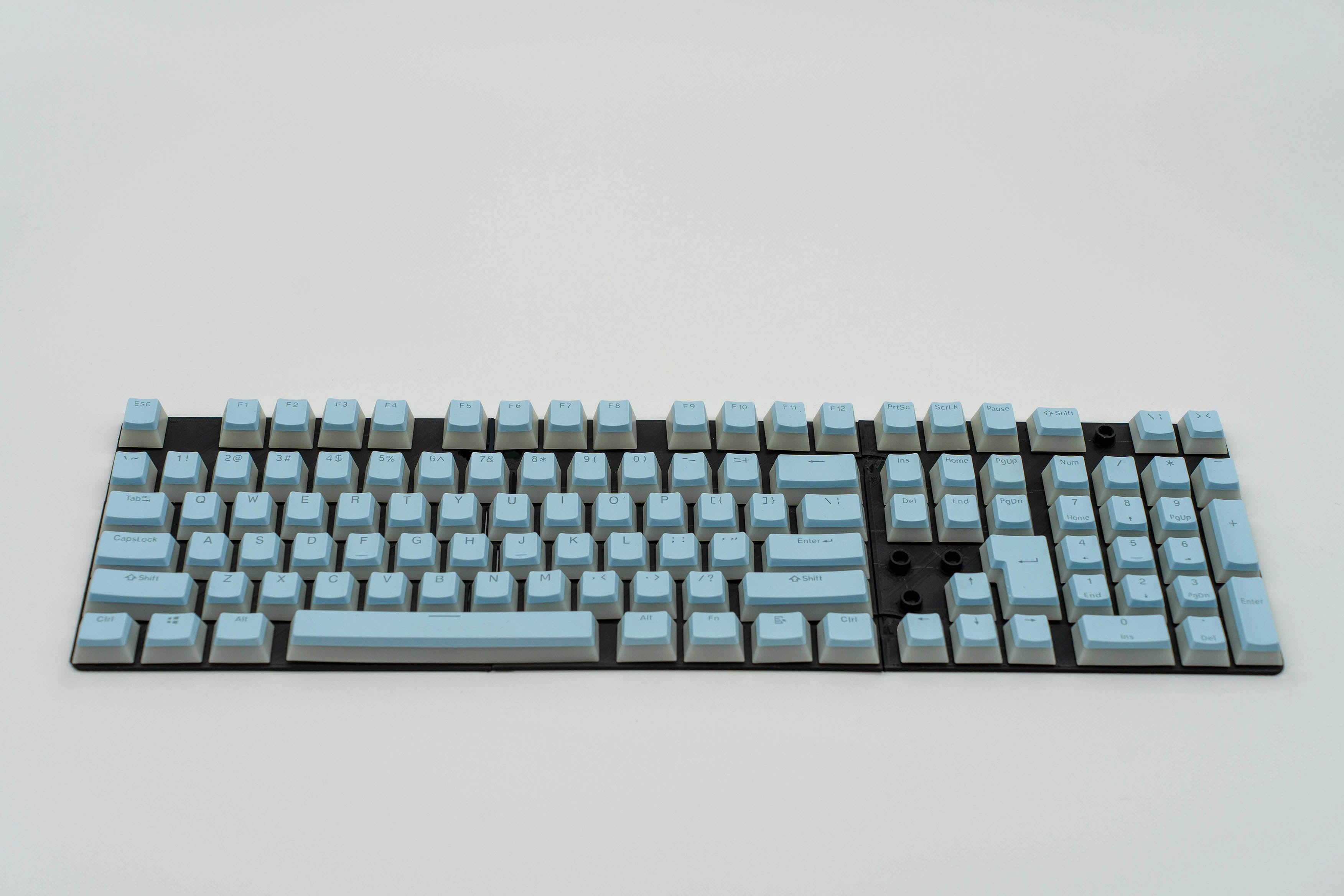 Blue Pudding Keycaps full set front view